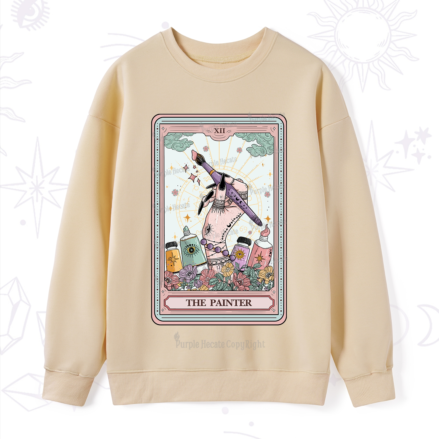 Purplehecate The Painter Tarot Sweatshirt