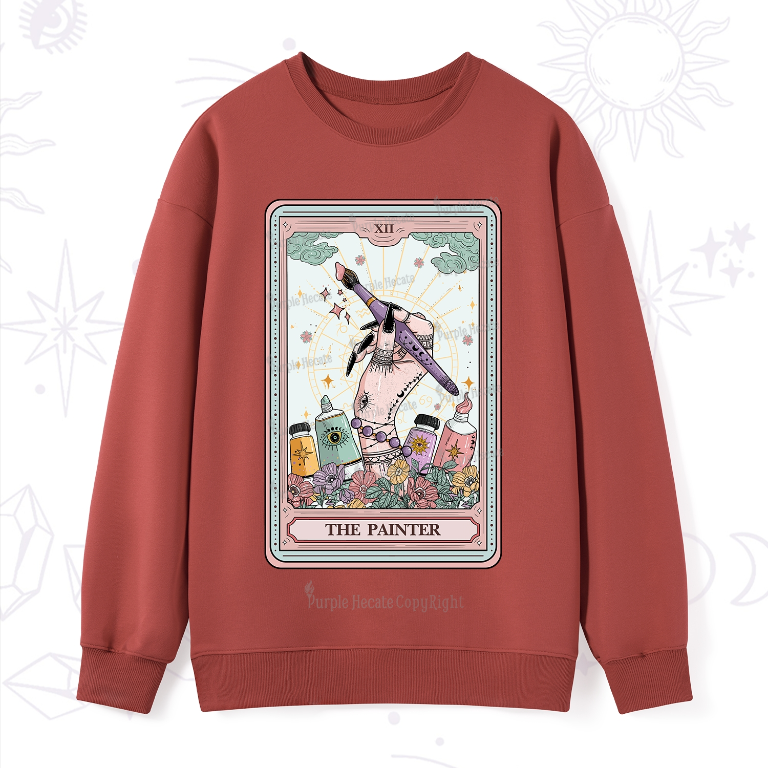 Purplehecate The Painter Tarot Sweatshirt