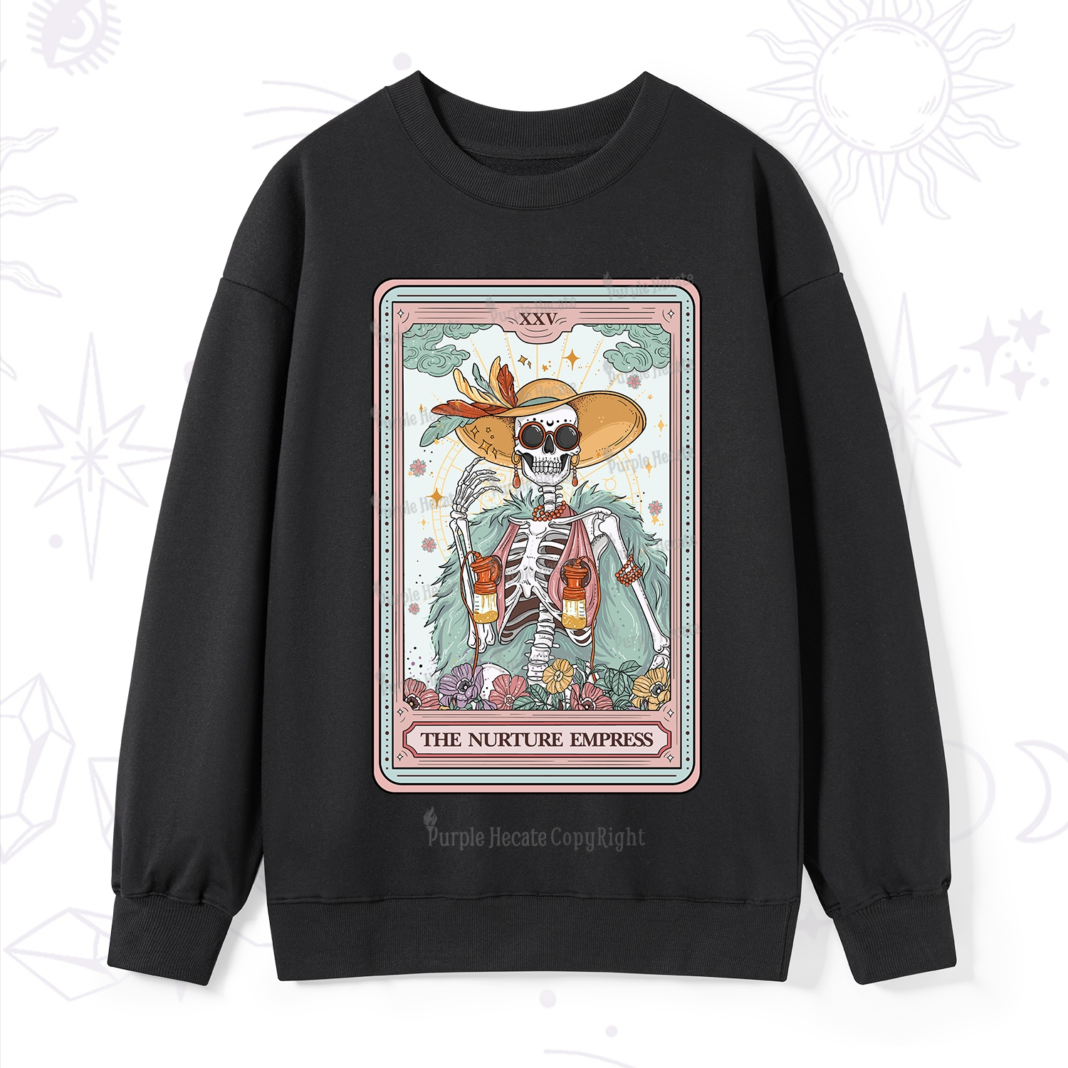 Purplehecate The Nurture Empress Tarot Sweatshirt