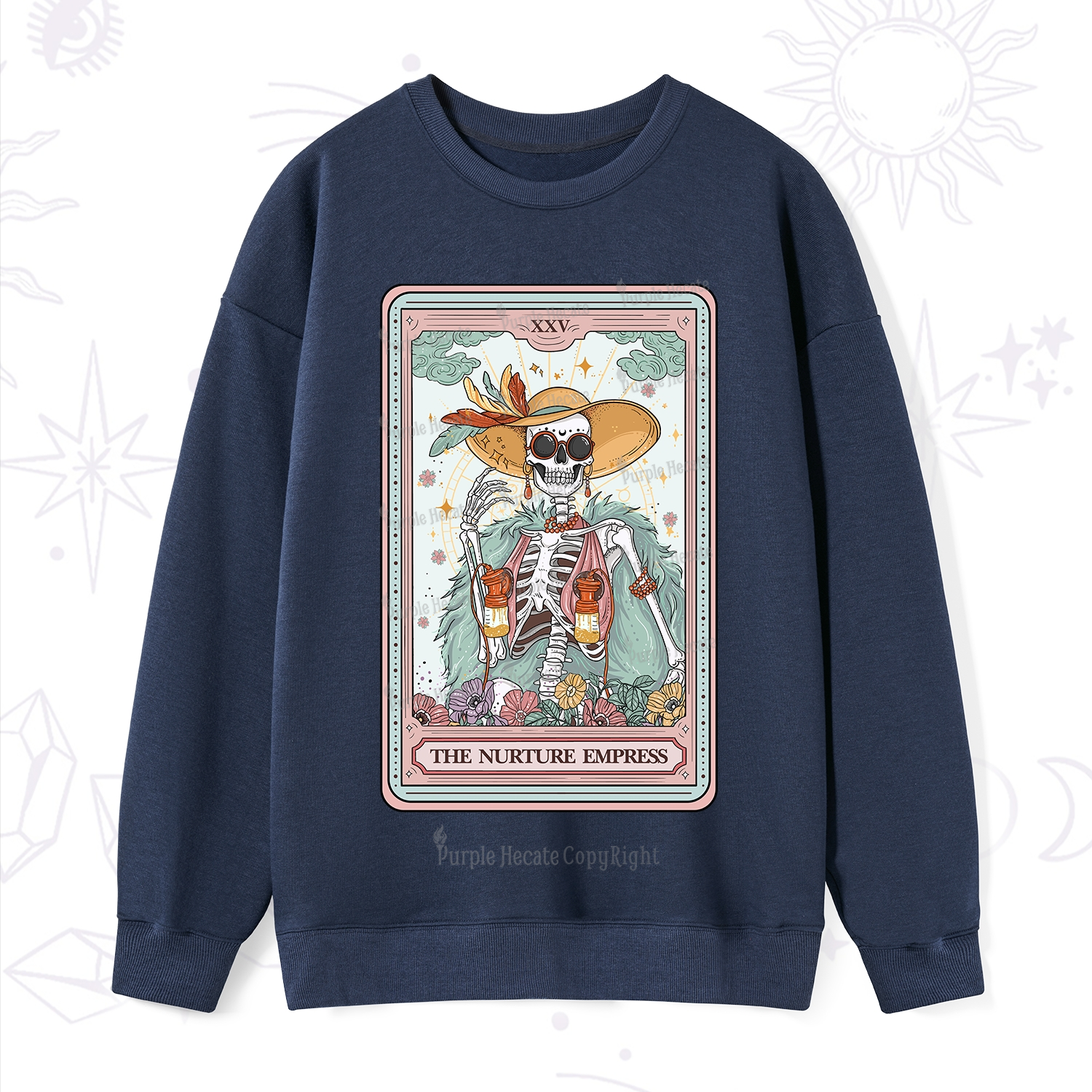 Purplehecate The Nurture Empress Tarot Sweatshirt
