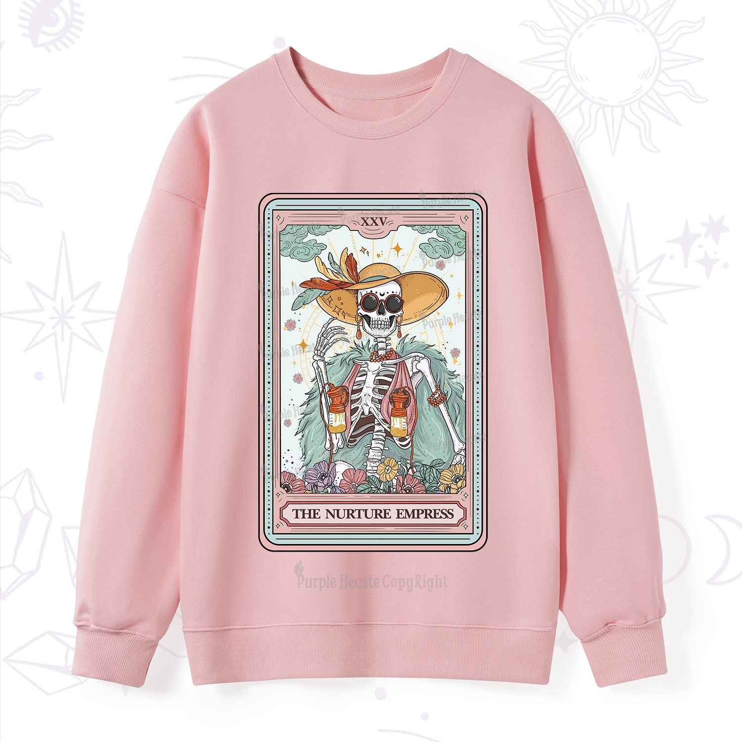 Purplehecate The Nurture Empress Tarot Sweatshirt