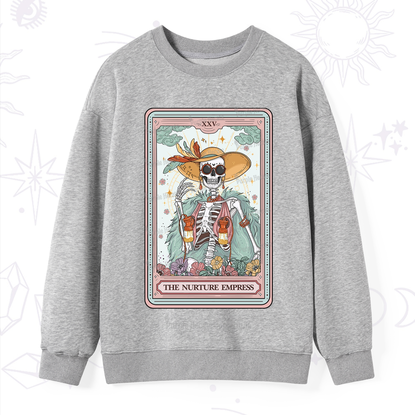 Purplehecate The Nurture Empress Tarot Sweatshirt