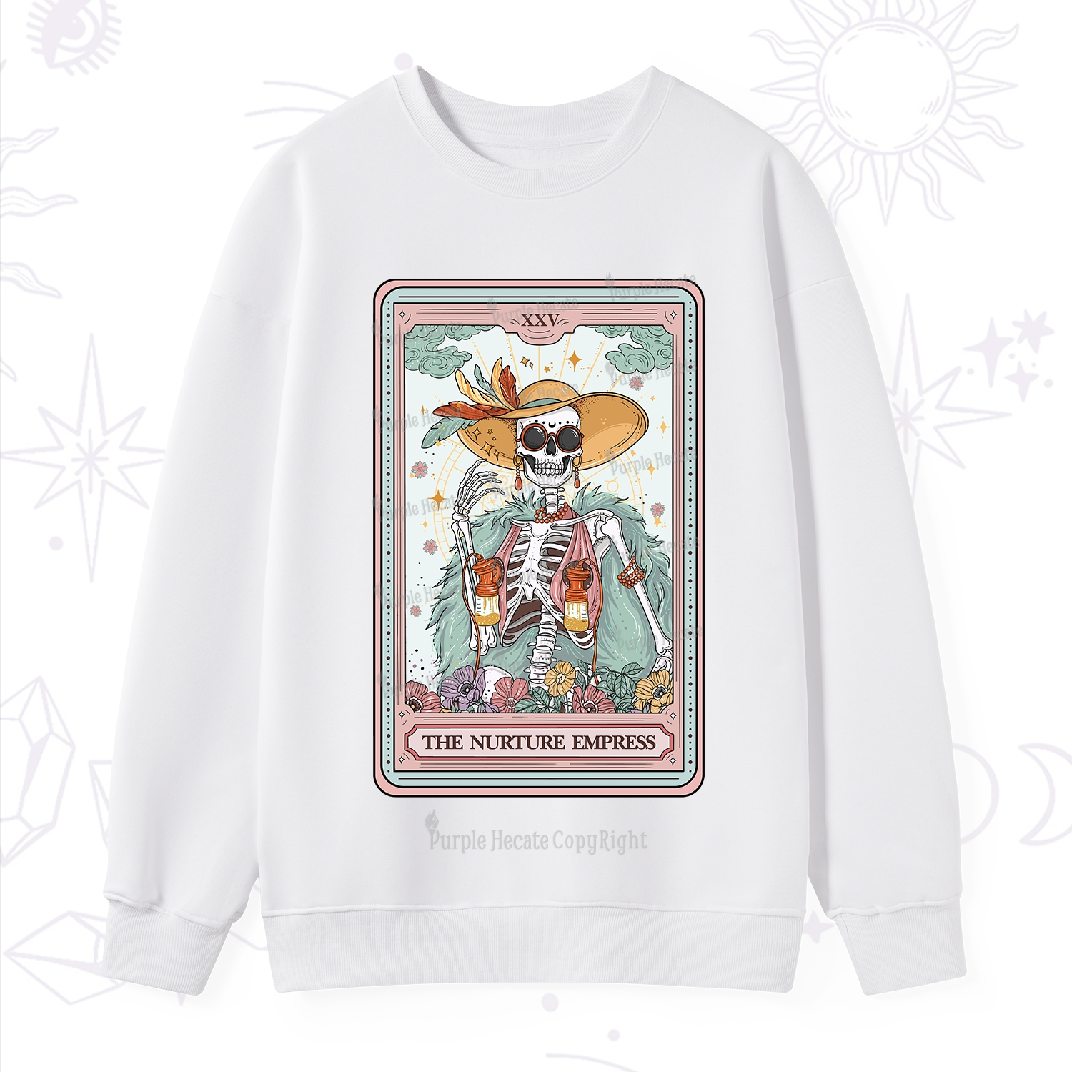 Purplehecate The Nurture Empress Tarot Sweatshirt