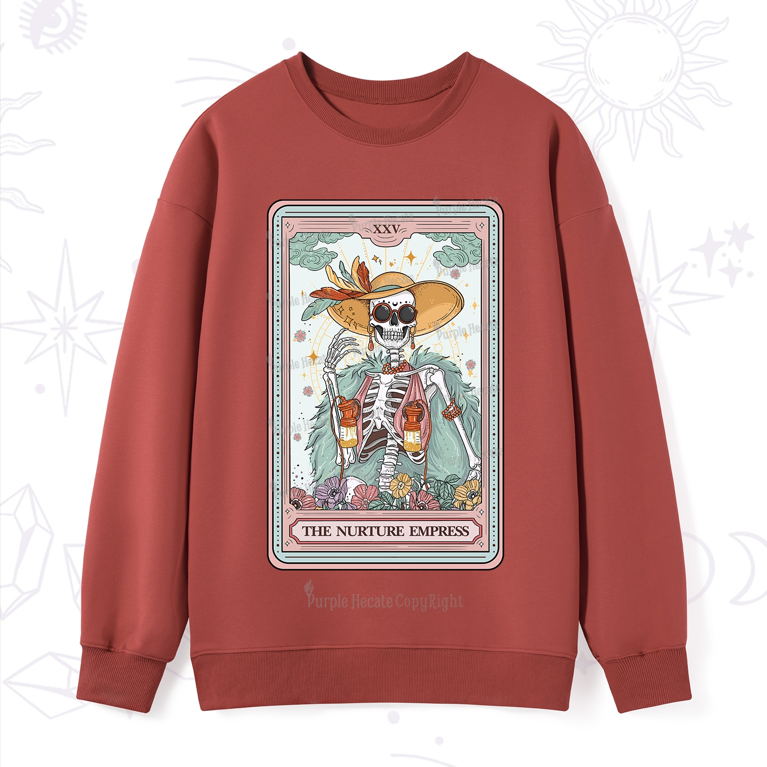 Purplehecate The Nurture Empress Tarot Sweatshirt