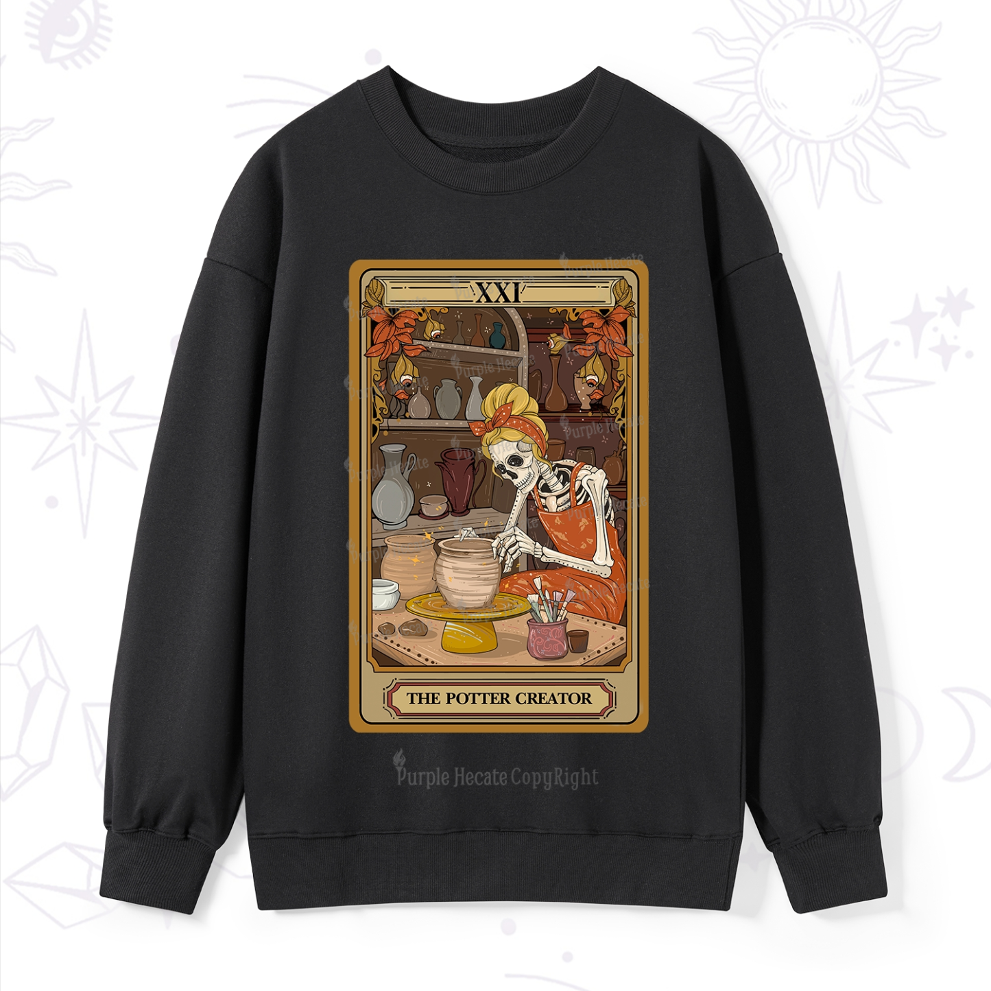 Purplehecate The Potter Tarot Sweatshirt