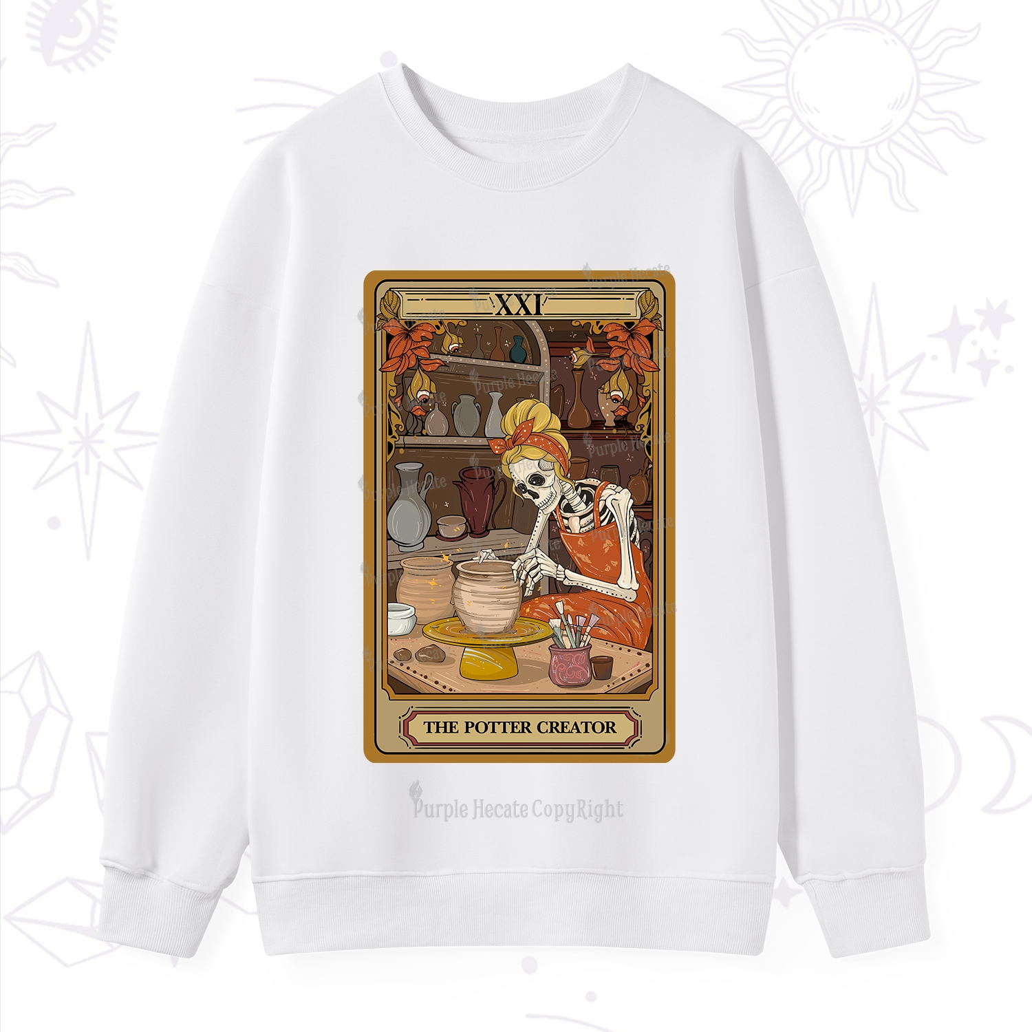 Purplehecate The Potter Tarot Sweatshirt