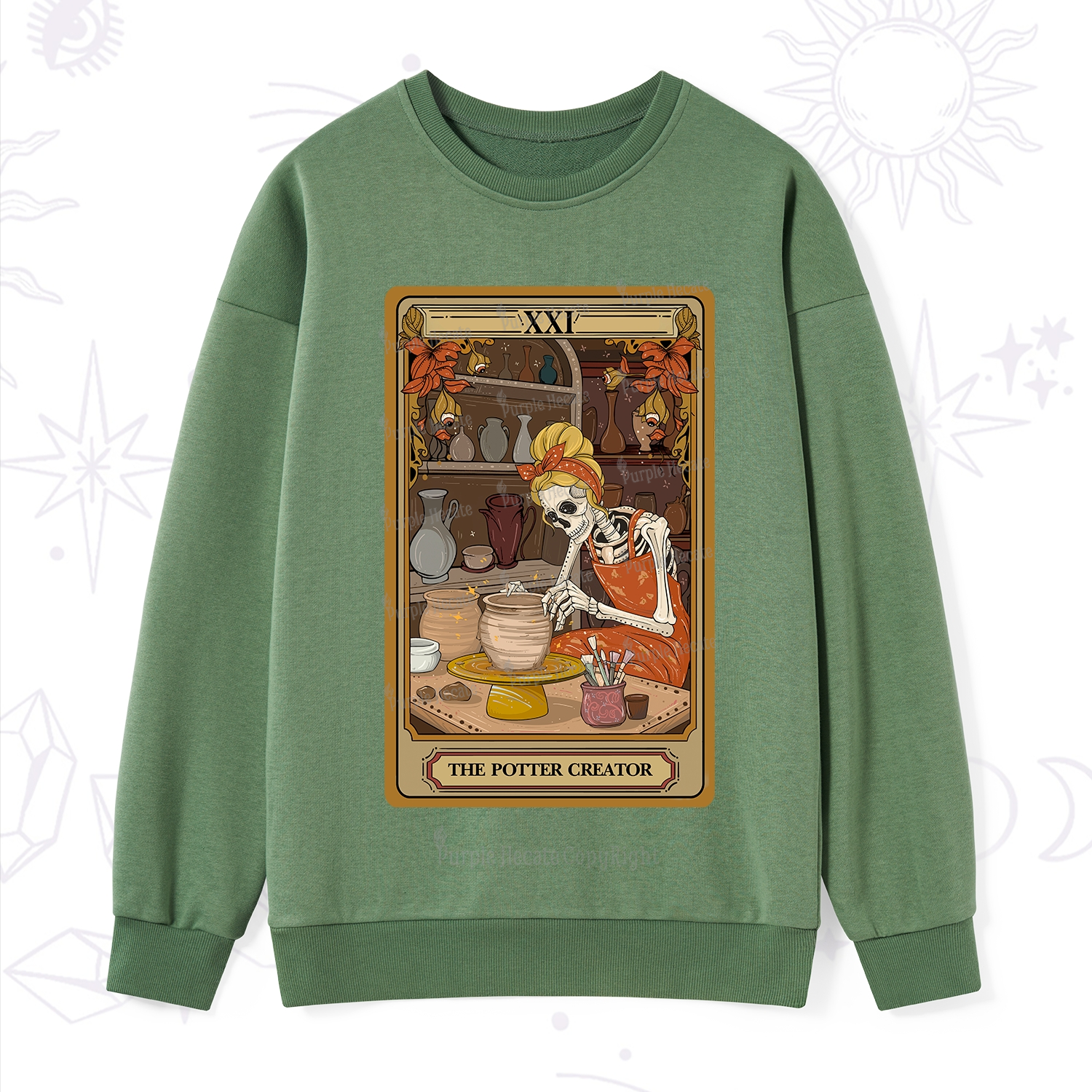 Purplehecate The Potter Tarot Sweatshirt