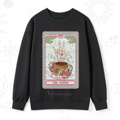 Purplehecate The Coffee Tarot Sweatshirt