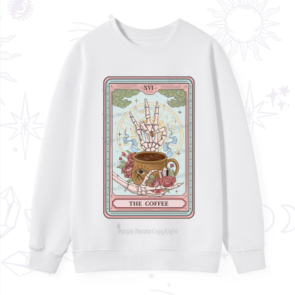 Purplehecate The Coffee Tarot Sweatshirt
