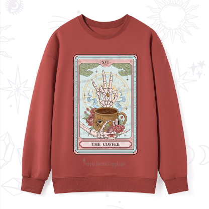 Purplehecate The Coffee Tarot Sweatshirt