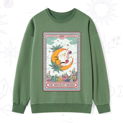 Purplehecate The Midnight Smoker Tarot Sweatshirt