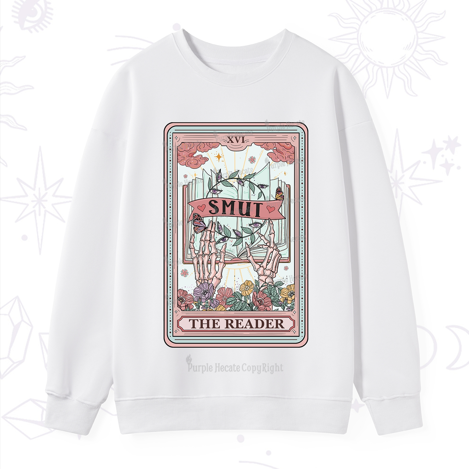 Purplehecate The Smut Reader Tarot Sweatshirt