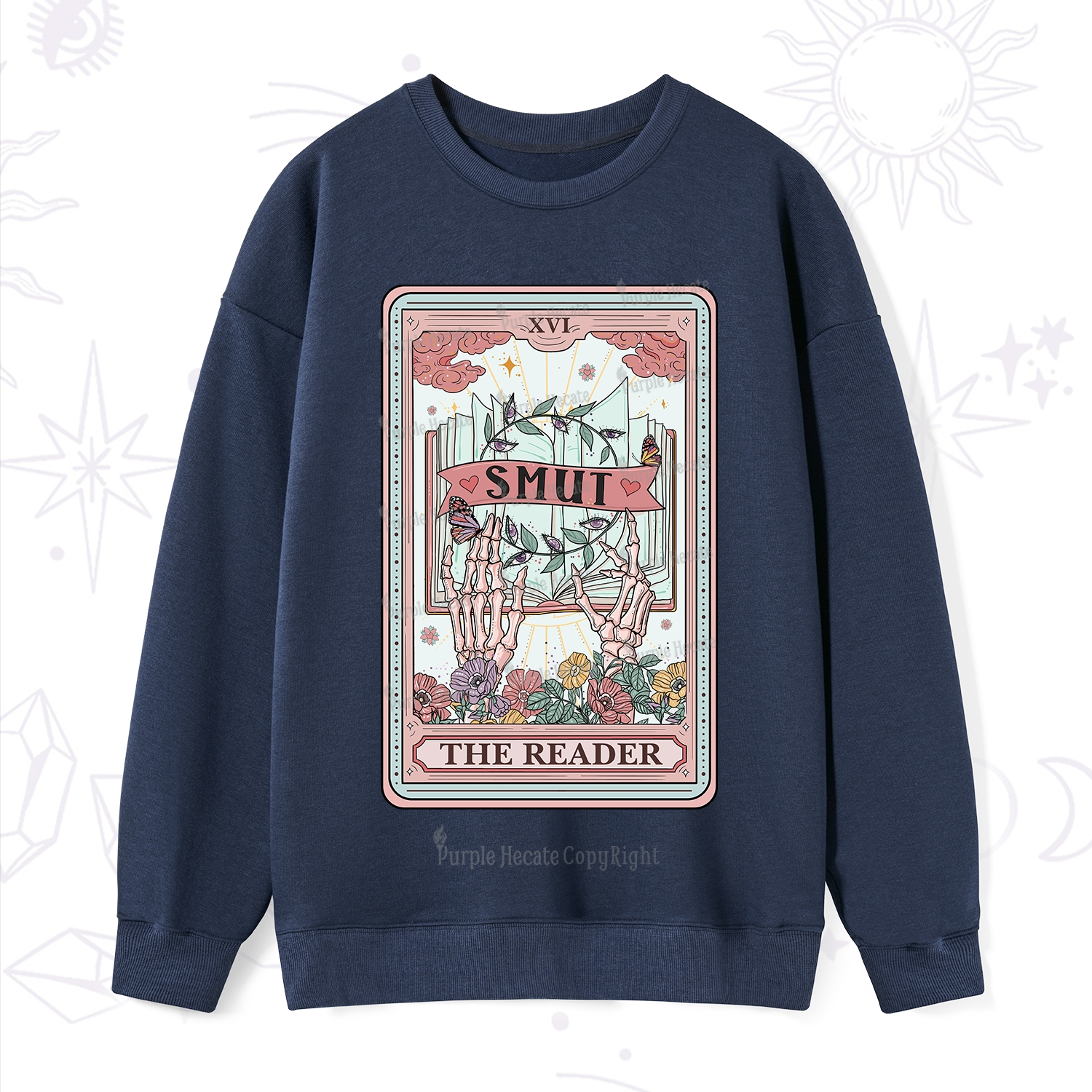 Purplehecate The Smut Reader Tarot Sweatshirt
