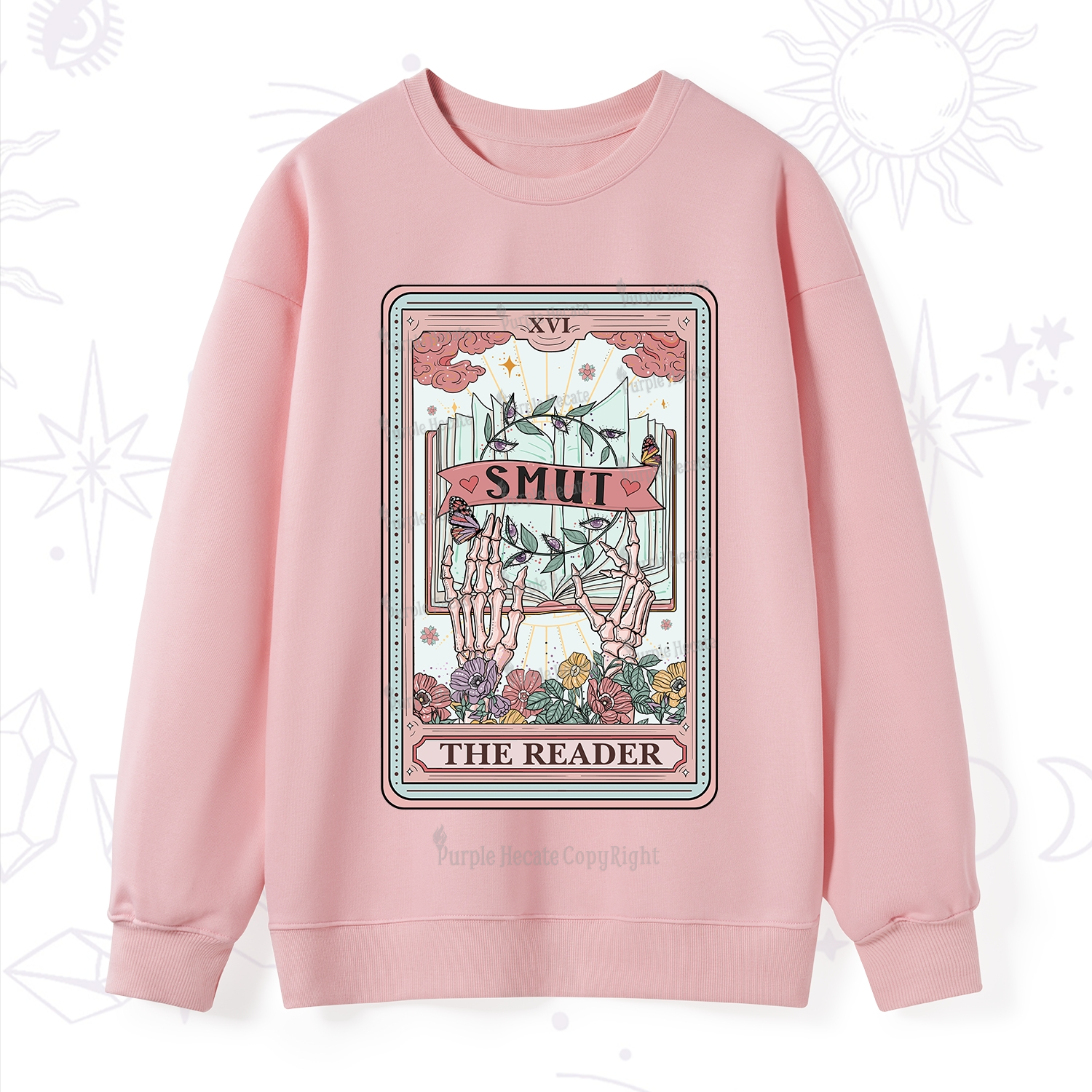 Purplehecate The Smut Reader Tarot Sweatshirt