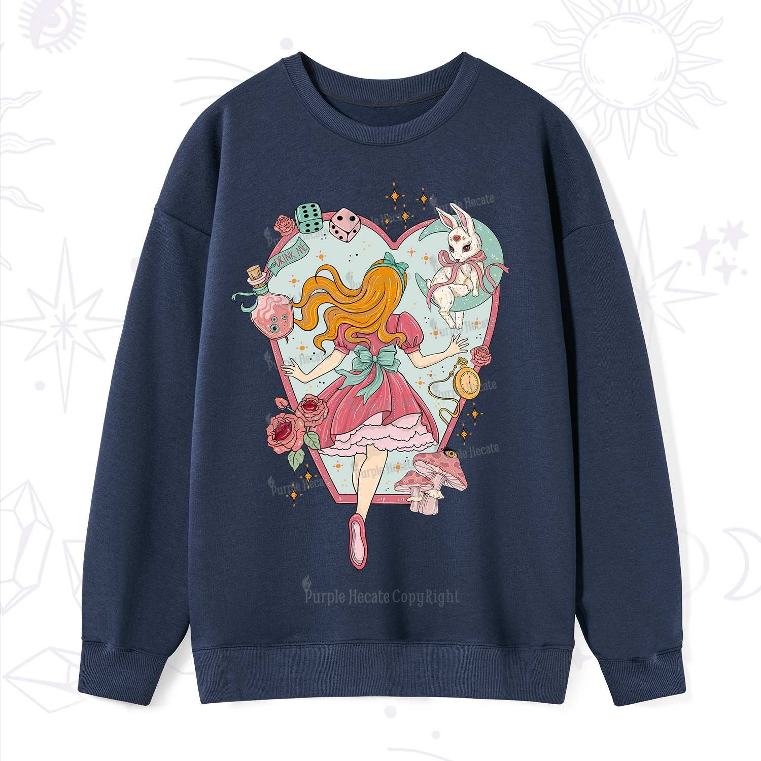 Purplehecate Alice's Secret Garden Sweatshirt
