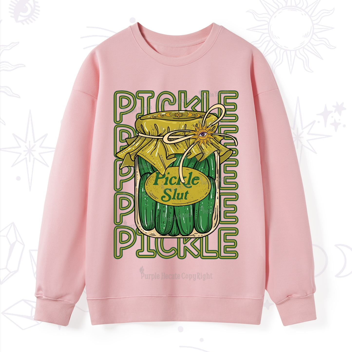 Purplehecate Pickle Slut Sweatshirt