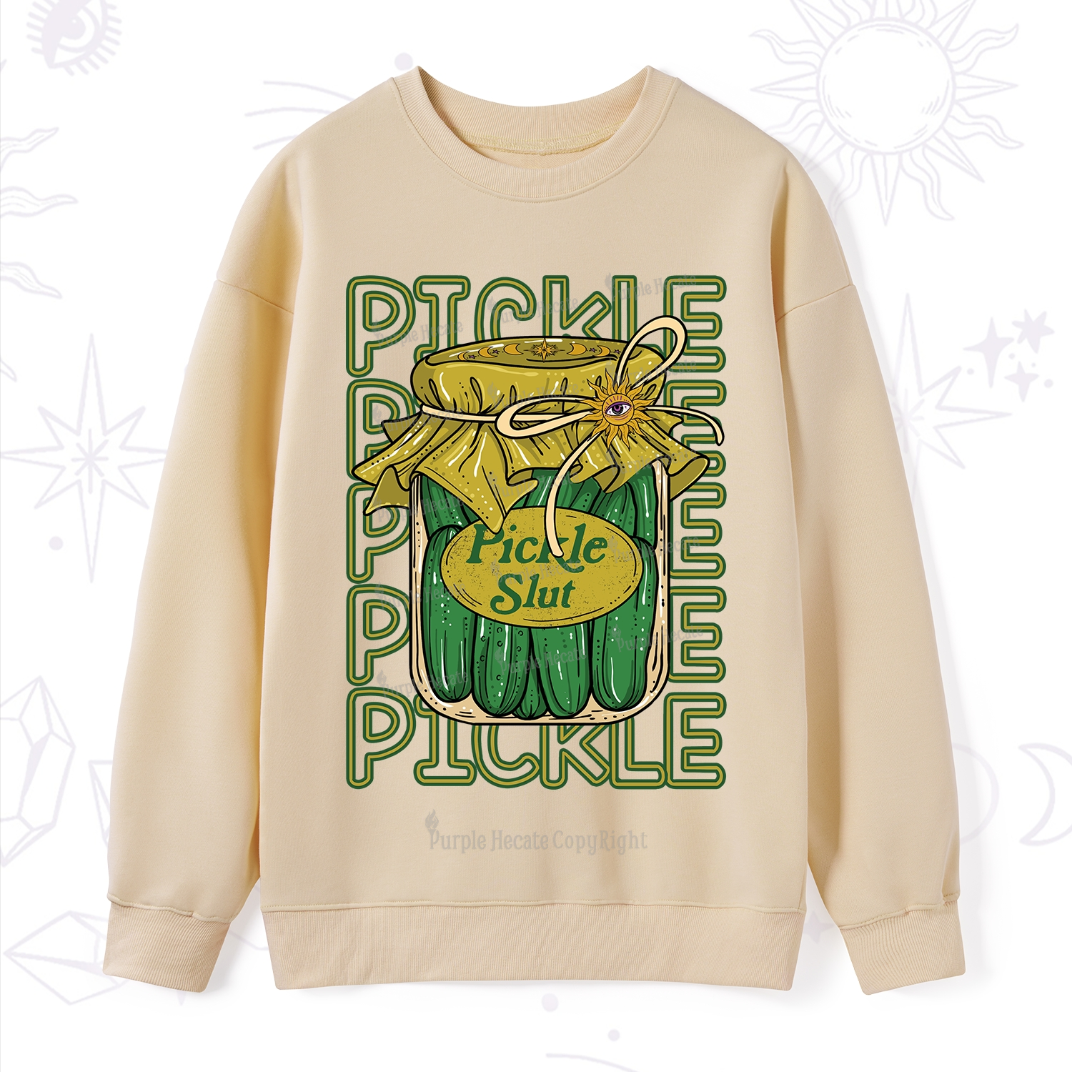 Purplehecate Pickle Slut Sweatshirt