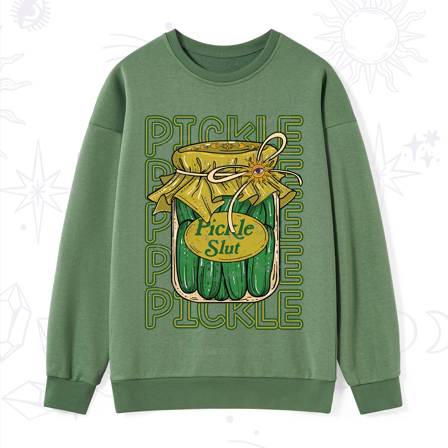 Purplehecate Pickle Slut Sweatshirt