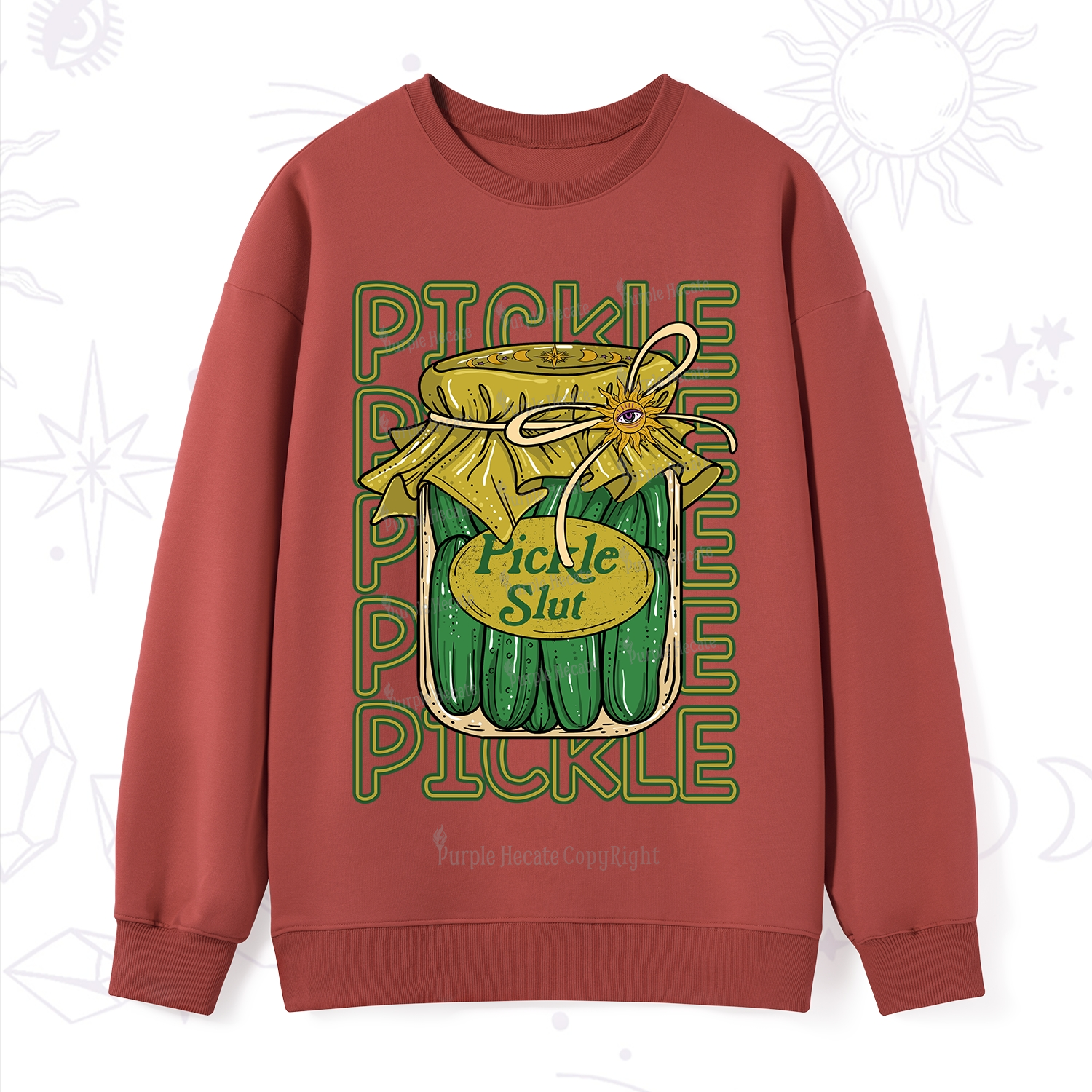 Purplehecate Pickle Slut Sweatshirt