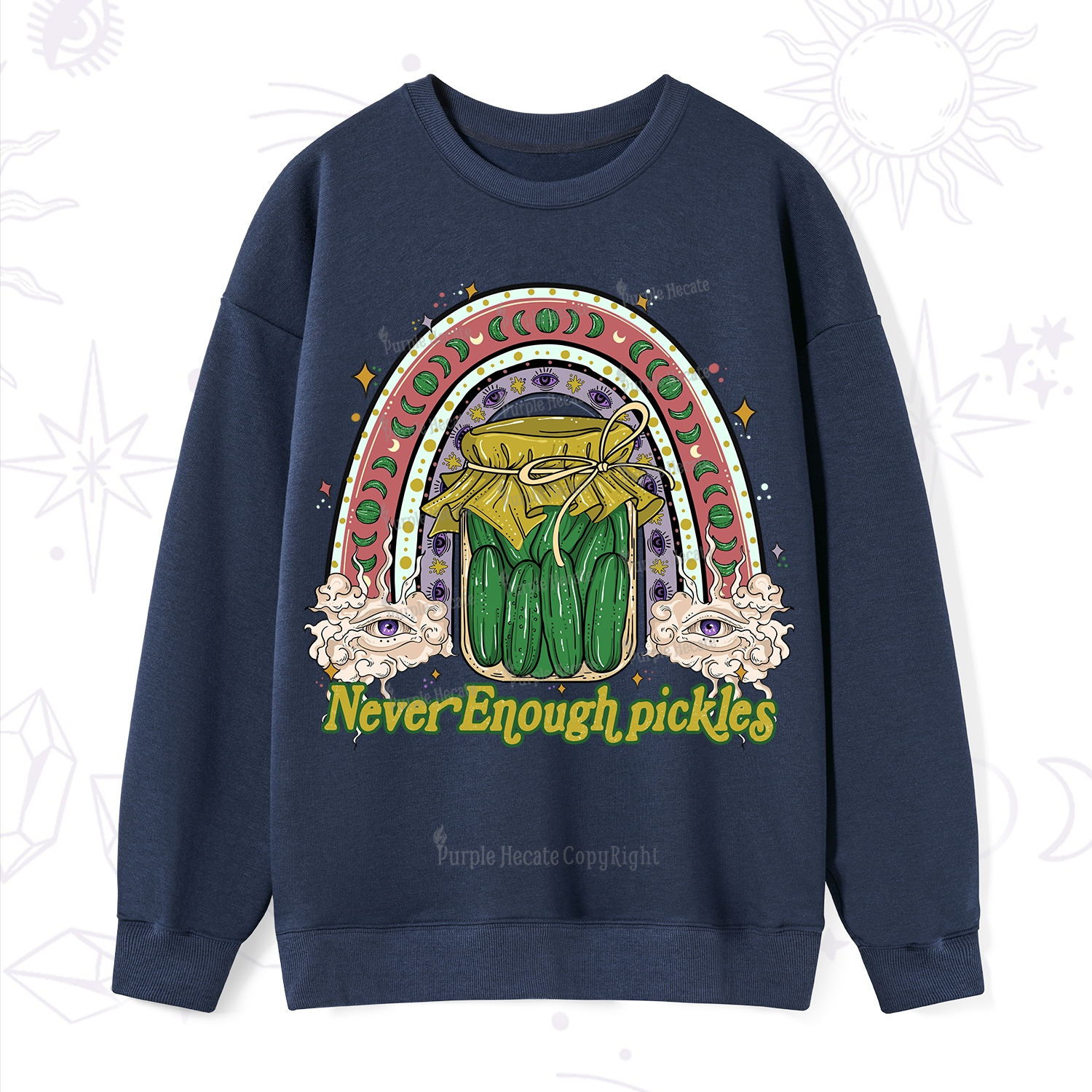 Purplehecate Never Enough Pickles Sweatshirt