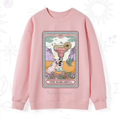 Purplehecate The Margarita Tarot Card Sweatshirt