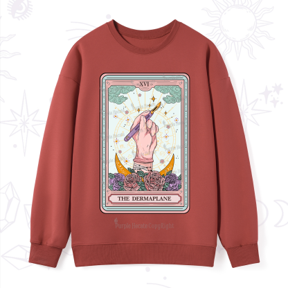 Purplehecate The Dermaplane Tarot Card Sweatshirt