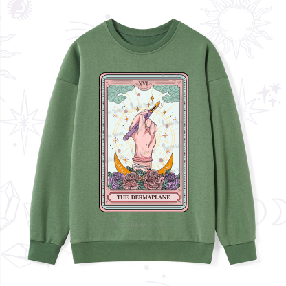 Purplehecate The Dermaplane Tarot Card Sweatshirt