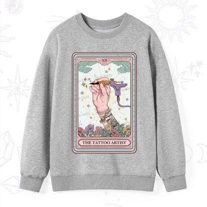 Purplehecate The Tattoo Artist Tarot Card Sweatshirt