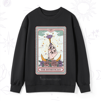 Purplehecate The Esthetician Tarot Card Sweatshirt