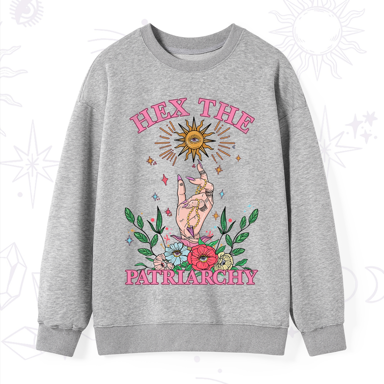 Purplehecate Hex The Patriarchy Witchy Sweatshirt