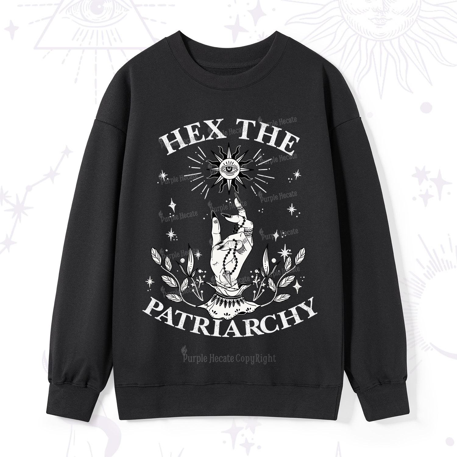 Purplehecate Smash The Patriarchy Sweatshirt