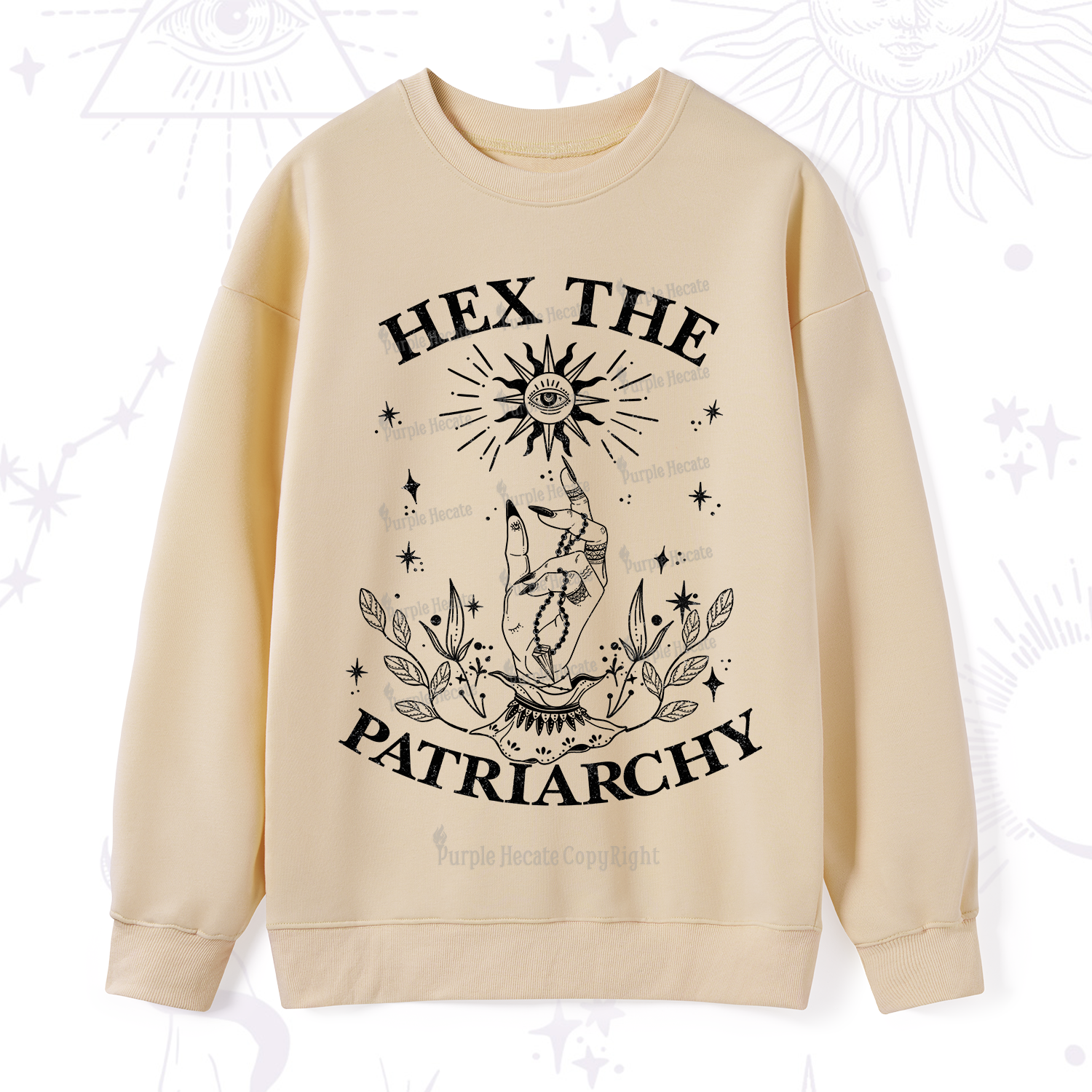 Purplehecate Smash The Patriarchy Sweatshirt