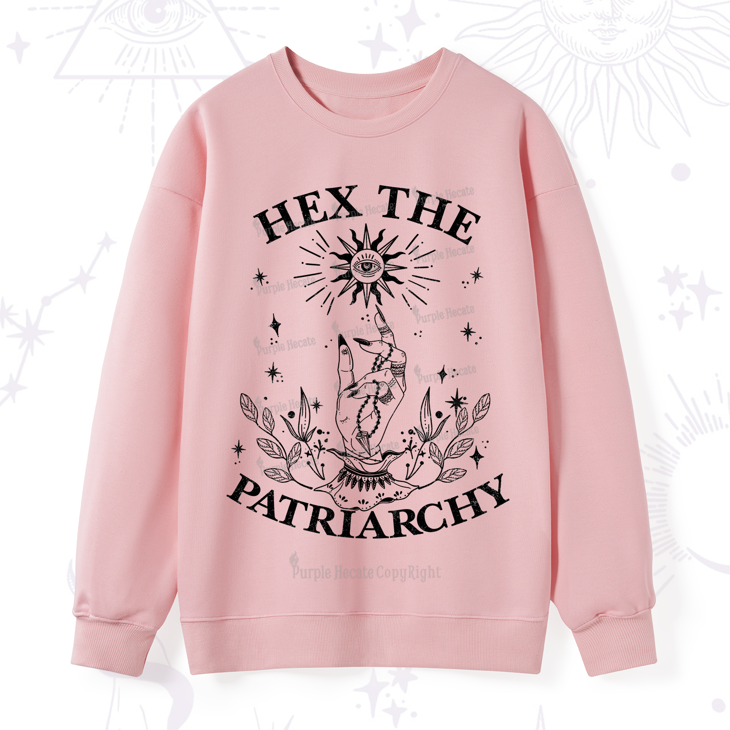 Purplehecate Smash The Patriarchy Sweatshirt