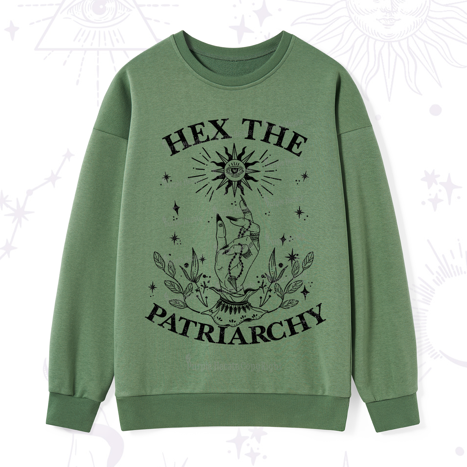 Purplehecate Smash The Patriarchy Sweatshirt