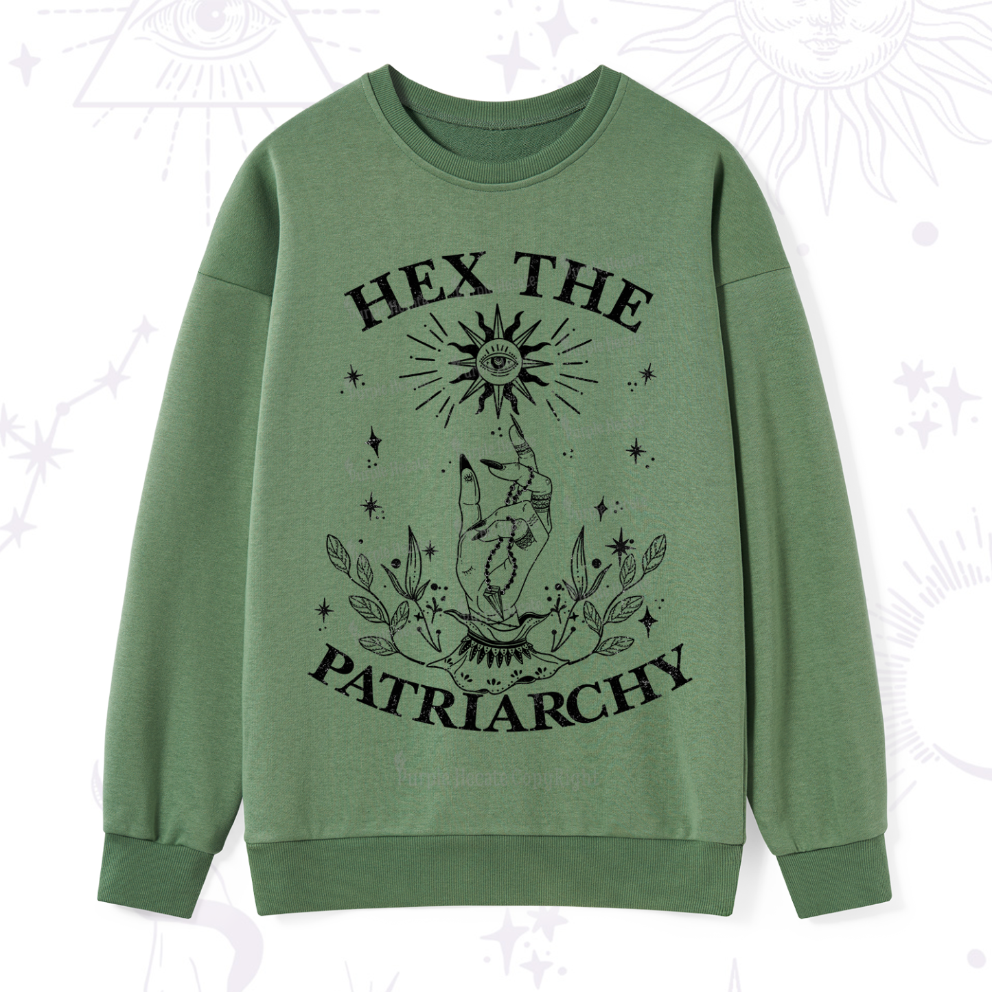 Purplehecate Smash The Patriarchy Sweatshirt