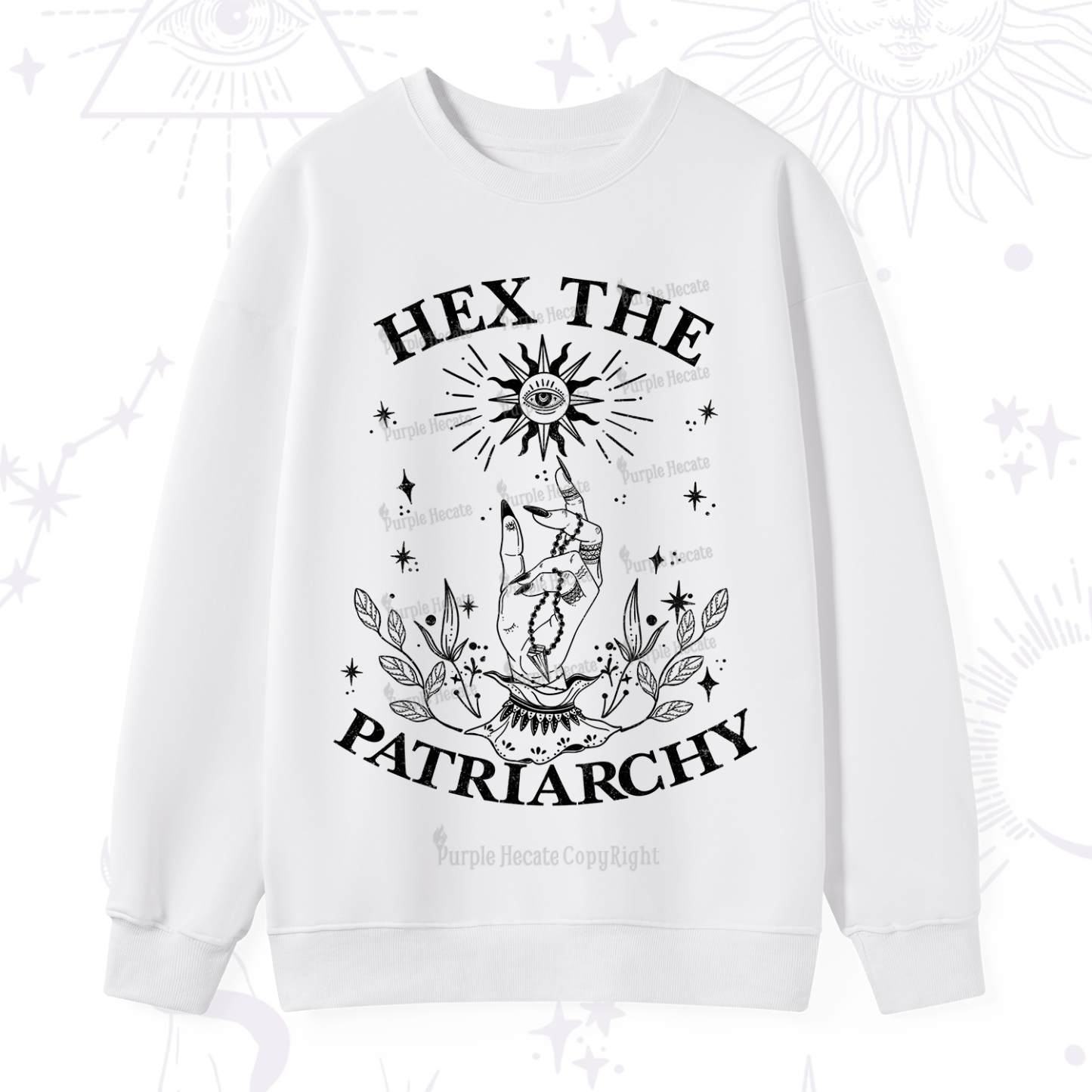 Purplehecate Smash The Patriarchy Sweatshirt