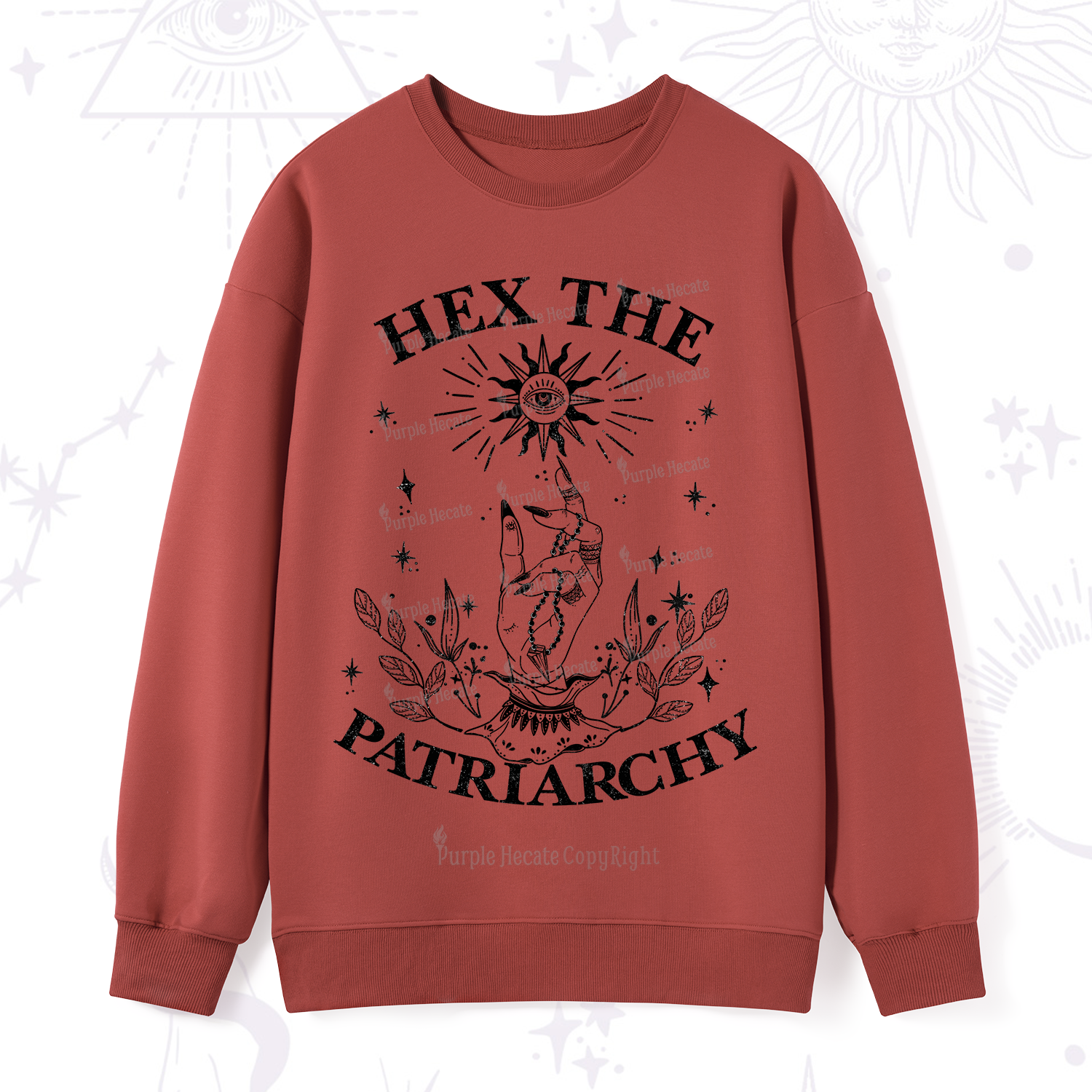 Purplehecate Smash The Patriarchy Sweatshirt