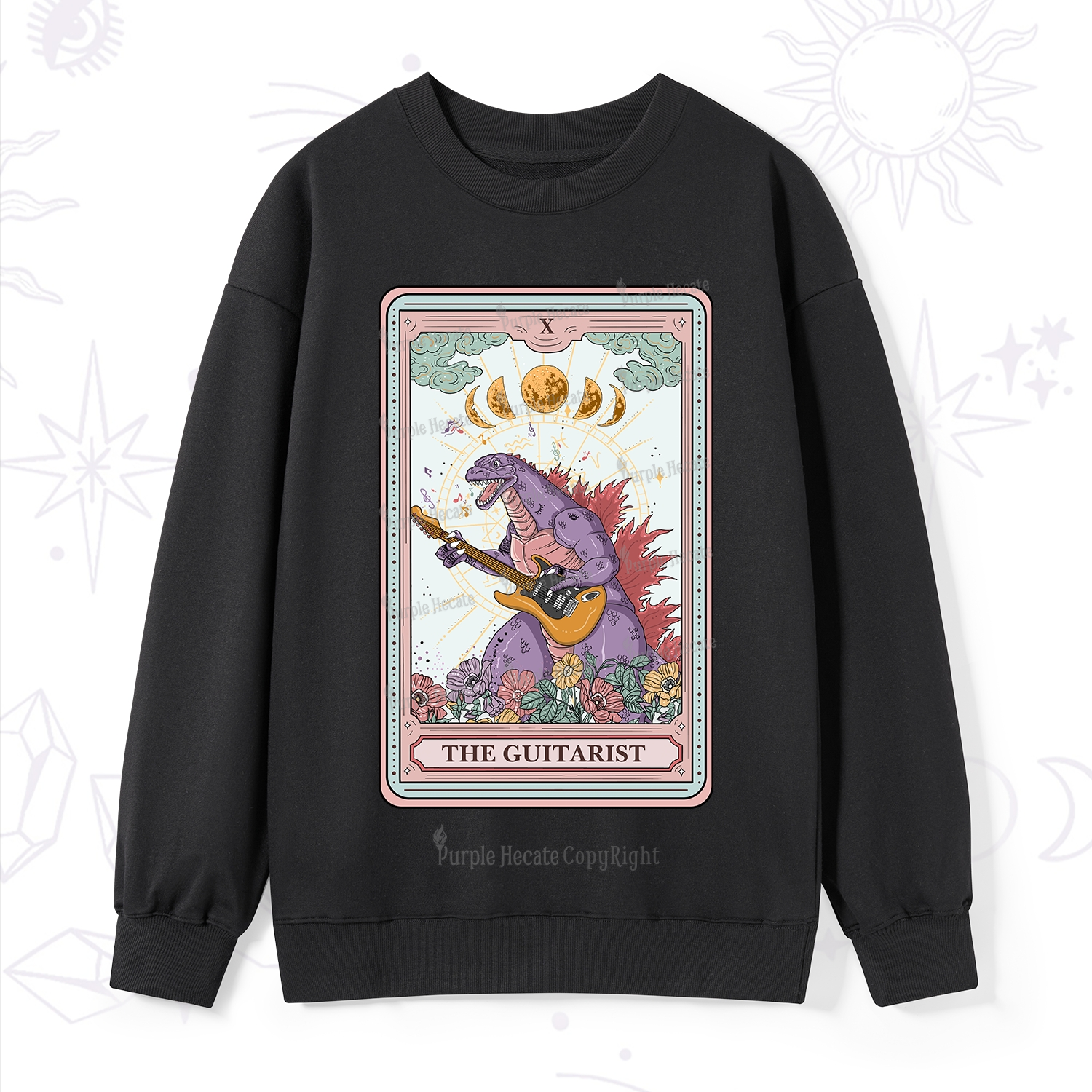 Purplehecate The Guitarist Tarot Sweatshirt