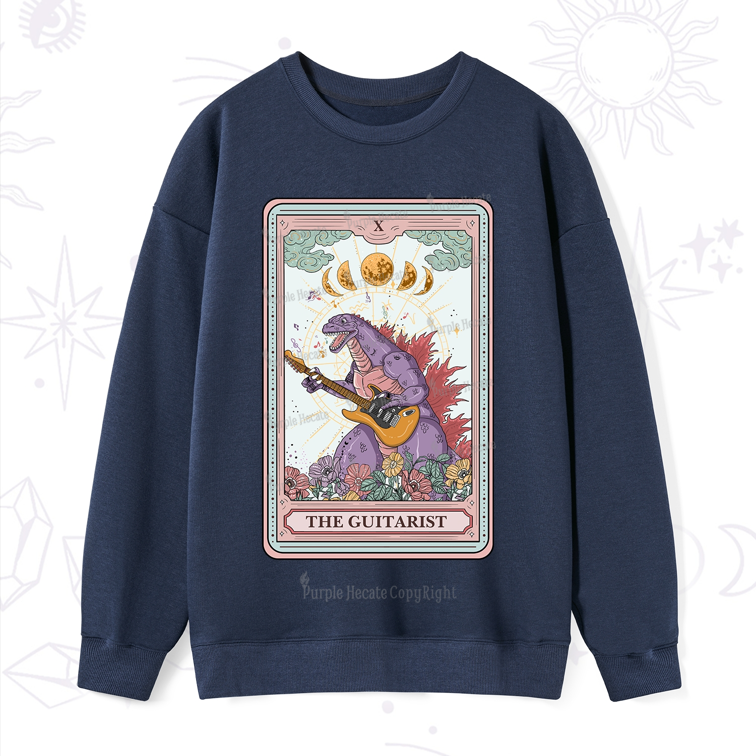 Purplehecate The Guitarist Tarot Sweatshirt