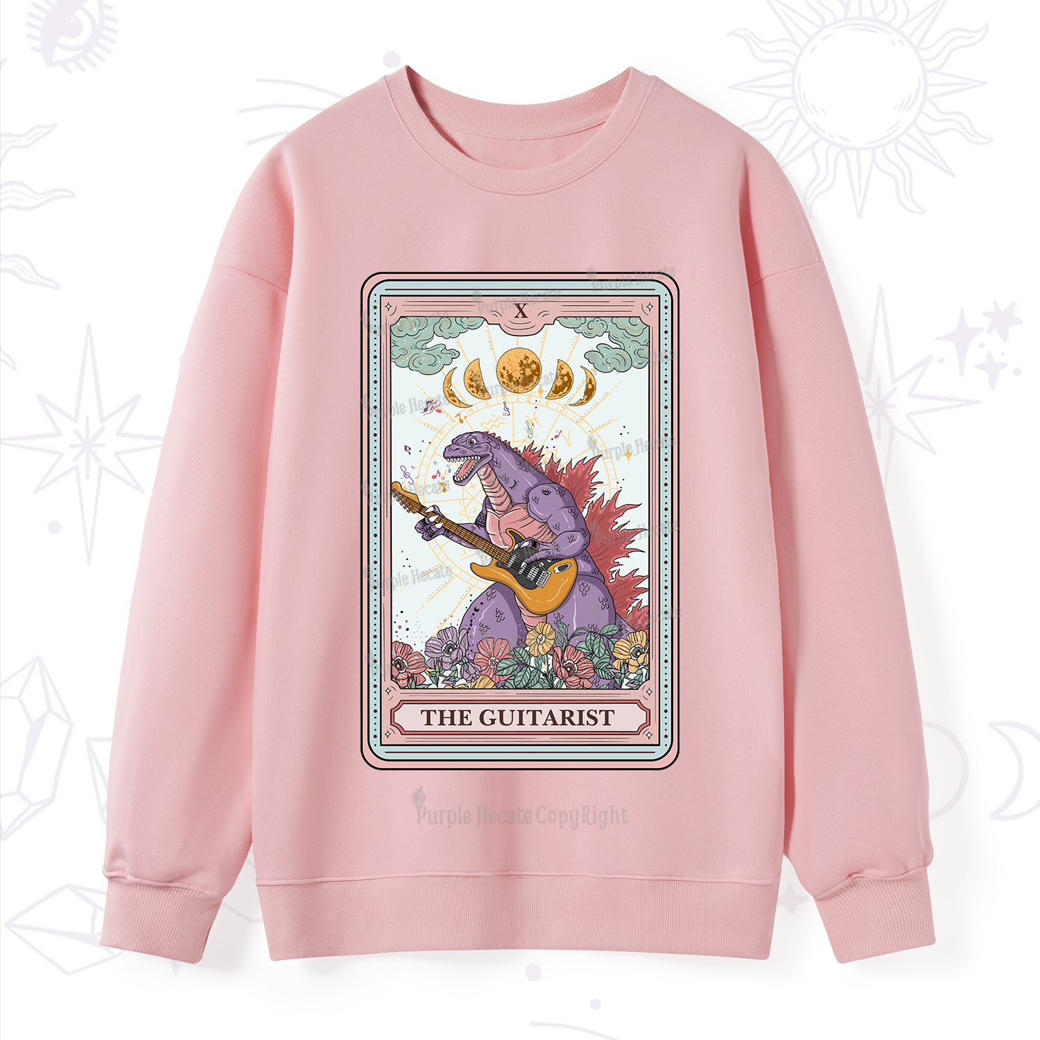 Purplehecate The Guitarist Tarot Sweatshirt