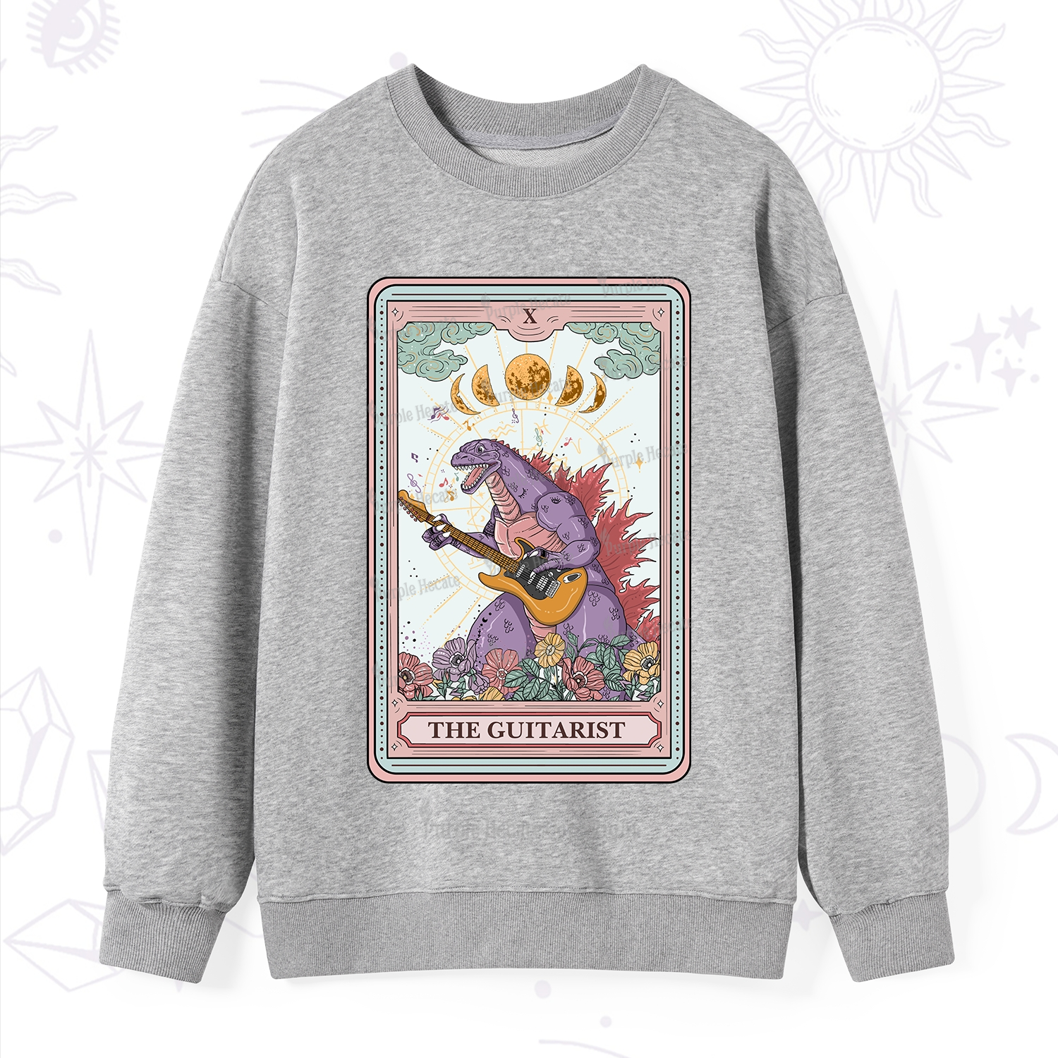 Purplehecate The Guitarist Tarot Sweatshirt