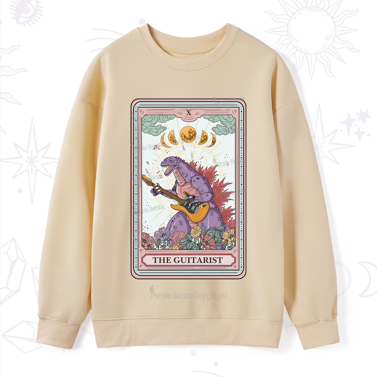 Purplehecate The Guitarist Tarot Sweatshirt