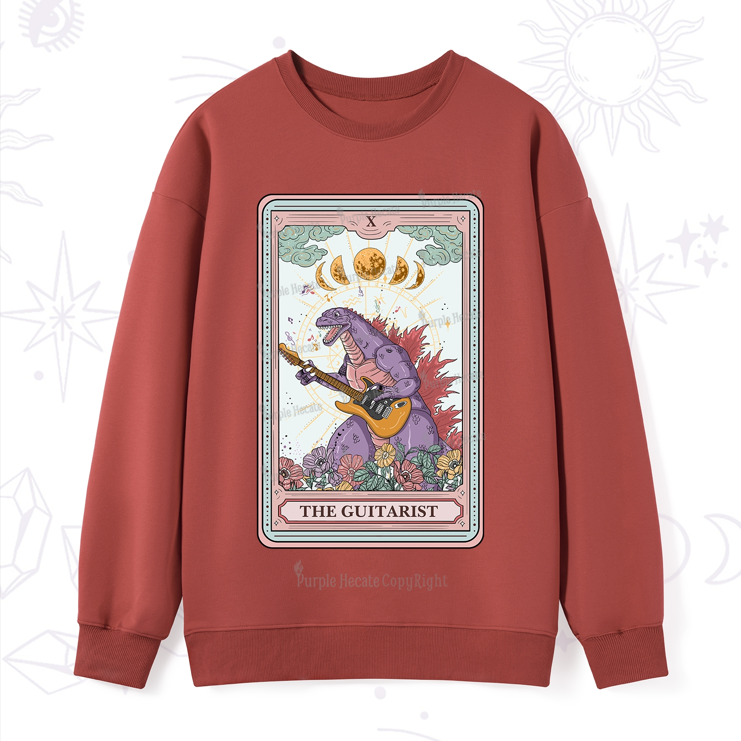 Purplehecate The Guitarist Tarot Sweatshirt