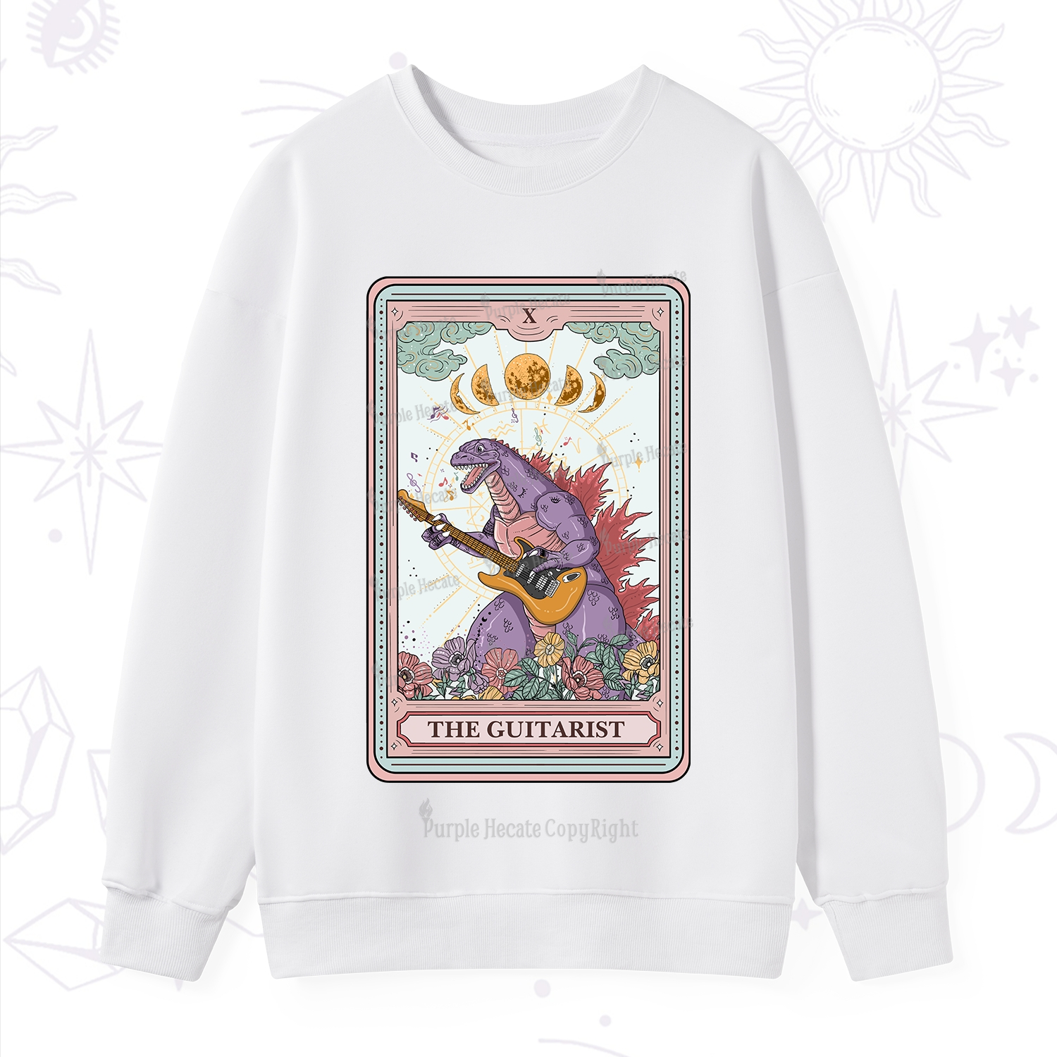 Purplehecate The Guitarist Tarot Sweatshirt