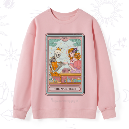 Purplehecate The Nail Tech Life Tarot Sweatshirt