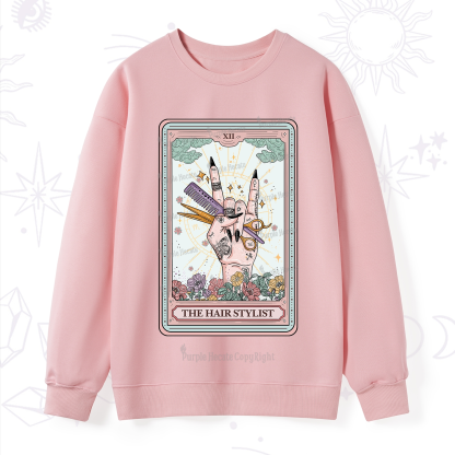 Purplehecate The Hair Stylist Tarot Sweatshirt