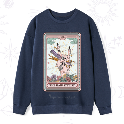 Purplehecate The Hair Stylist Tarot Sweatshirt