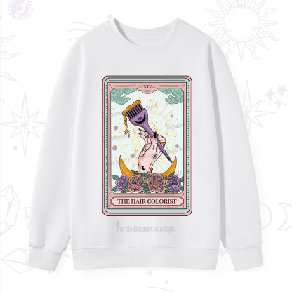Purplehecate The Hair Colorist Tarot Sweatshirt