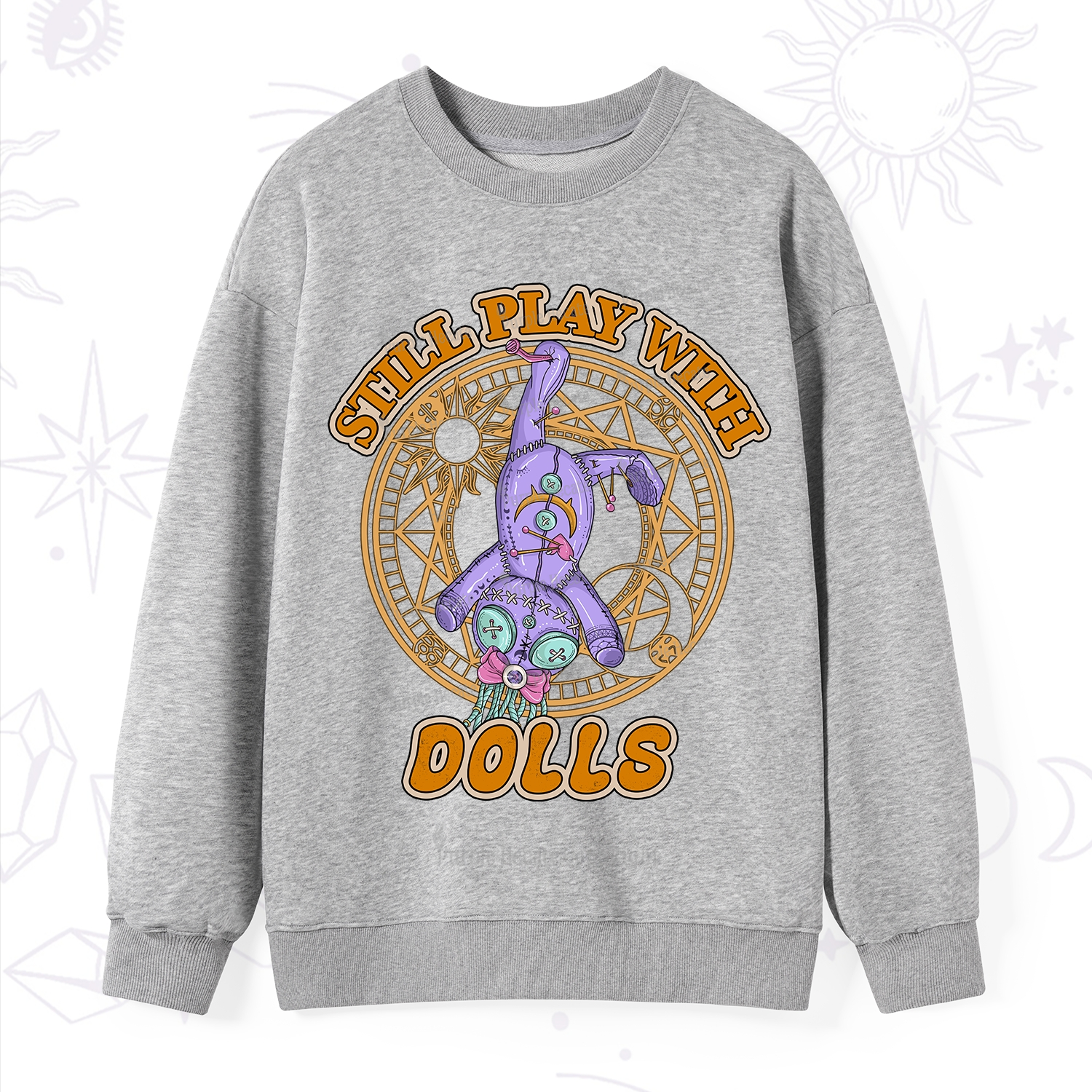Purplehecate Still Plays With Dolls Sweatshirt