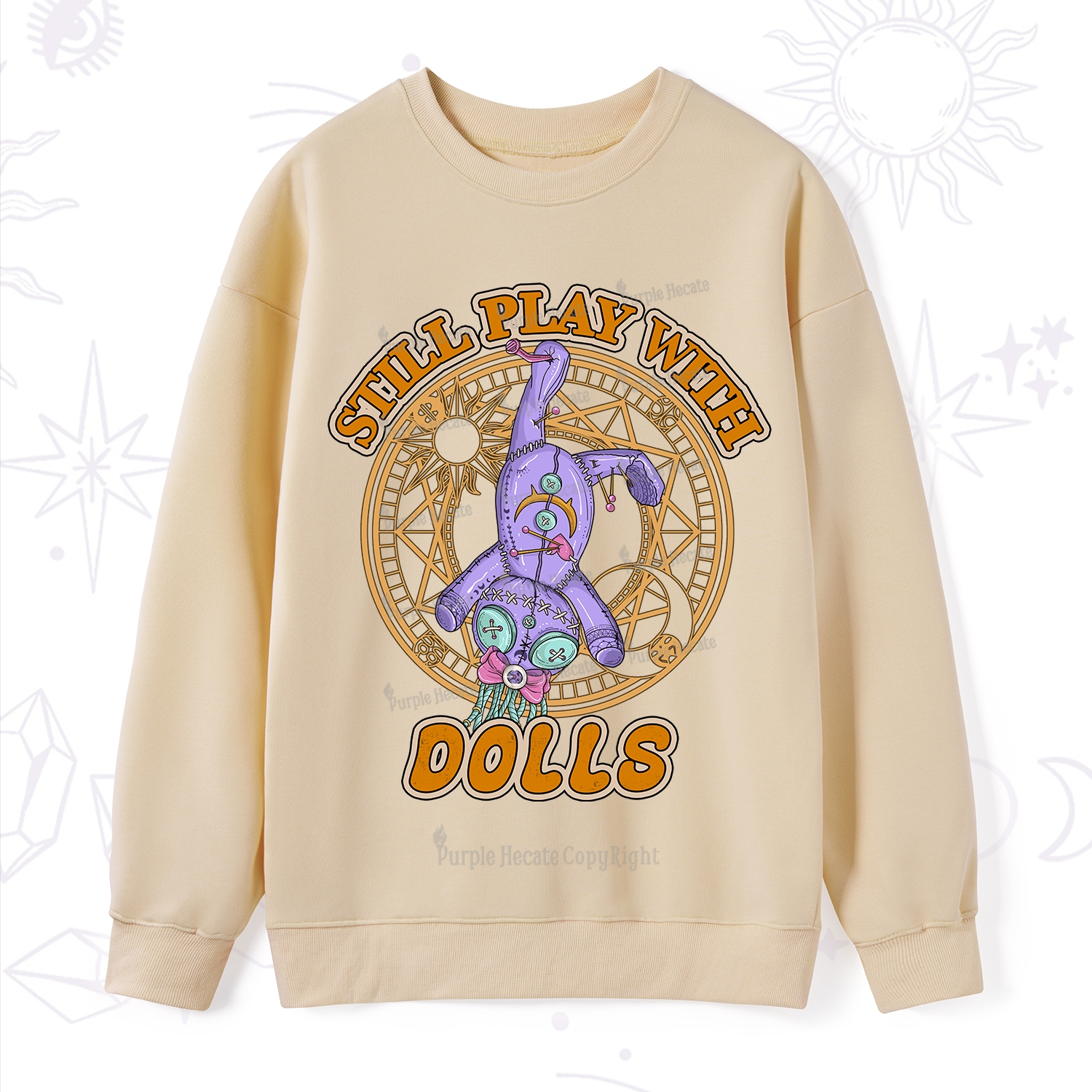 Purplehecate Still Plays With Dolls Sweatshirt
